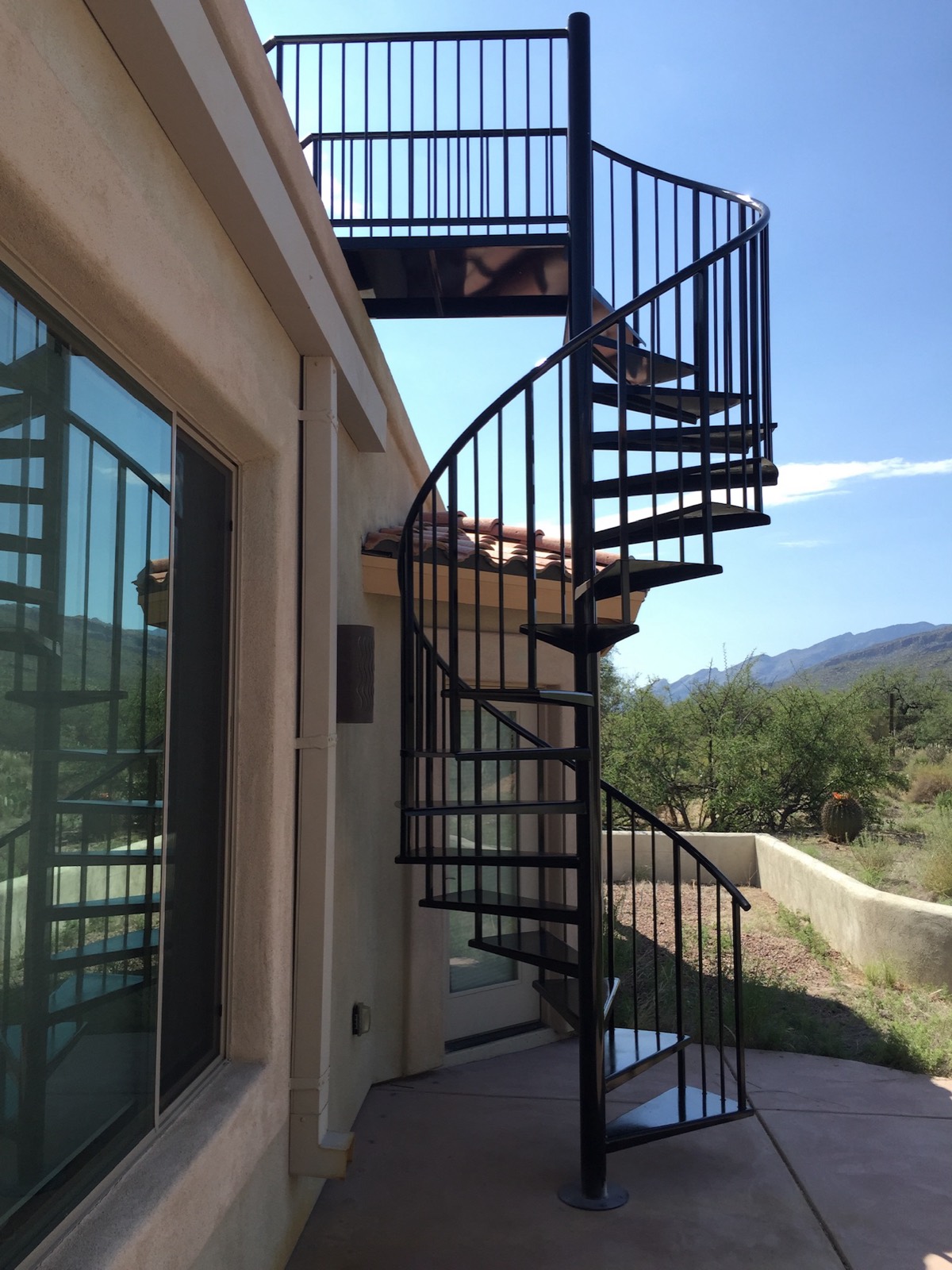 Custom steel stairs