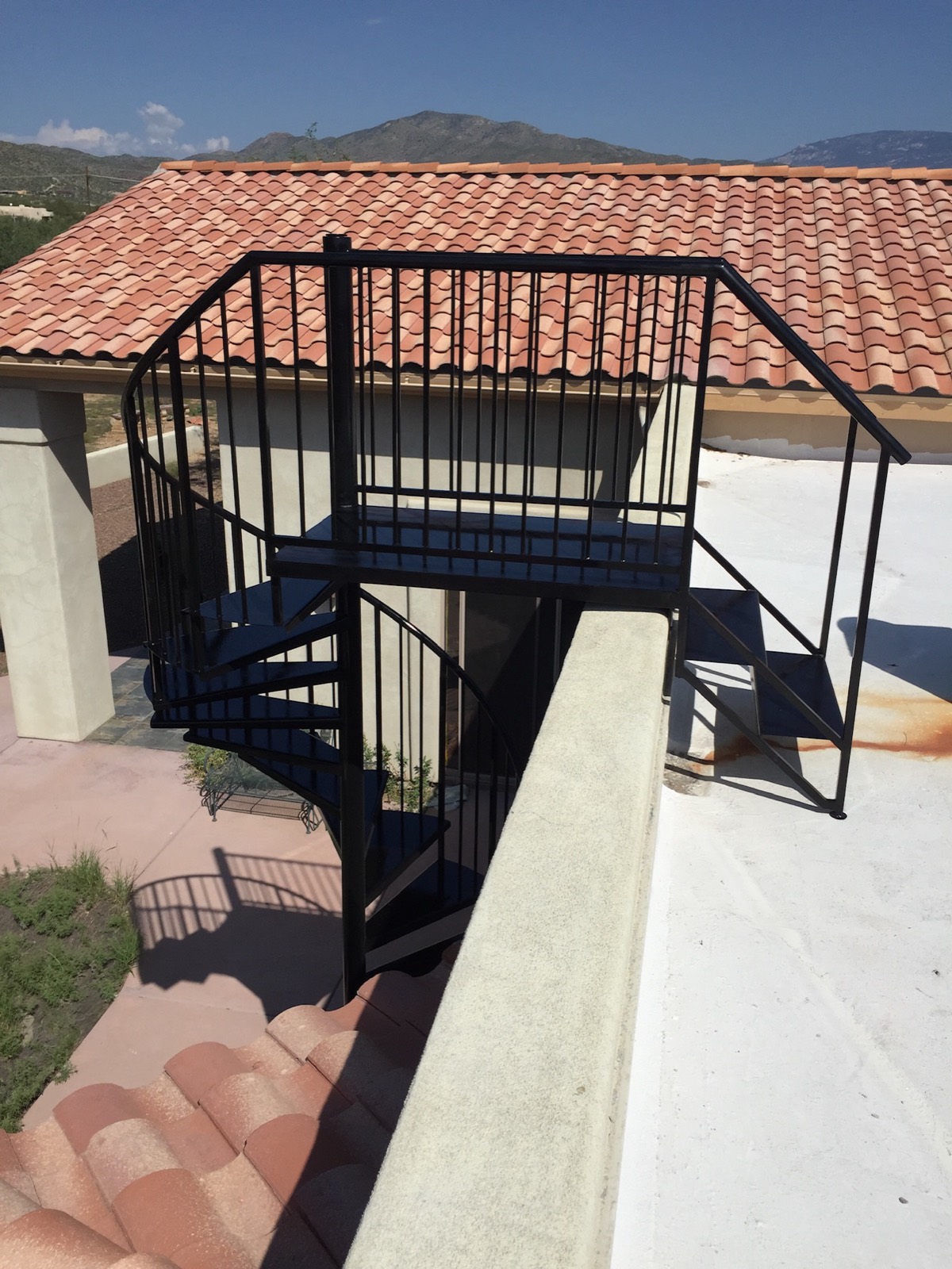 Steel staircase fabrication